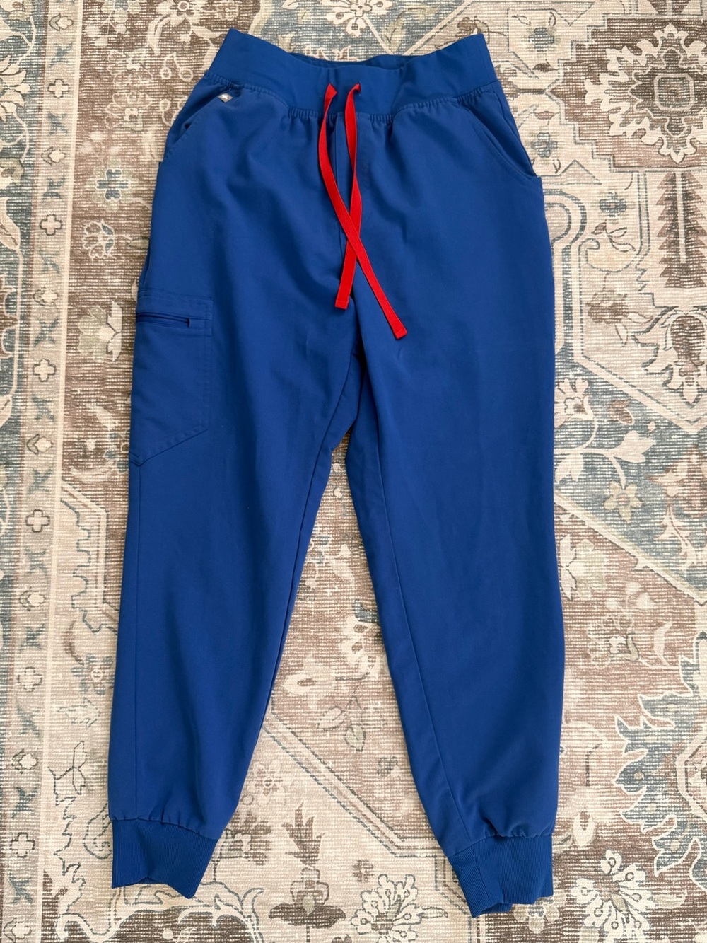 Figs Zamora Scrub Joggers Winning Blue Small Petite